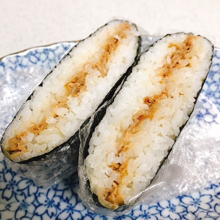 残りの豚丼or牛丼→おにぎらず